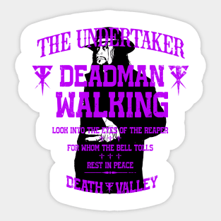 Undertaker Deadman Walking Sticker